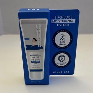💕5/25💕Round Lab Birch Juice Moisturizing UV Lock Sunscreen